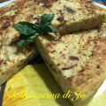 Frittata al forno con cipolle e fiori di zucca