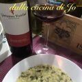 Risotto al verde di sedano e bleu