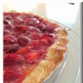 Crostata con fragole fresche