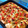 SCHIACCIATA alle ZUCCHINE e POMODORI