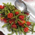 Fagiolini e pomodorini confit