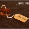 Segnaposto con tappi di sughero e anice stellato