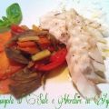Spigola al Sale e Verdure in Agrodolce