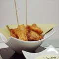 STRIPS DI MERLUZZO E MAIONESE AL WASABI