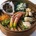 Verdure, pesce e carne al vapore all'orientale ☆