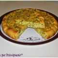 Quiche veg con zucchine, patate e curcuma