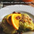 Involtini di verza con risotto di zucca in[...]