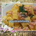 tagliatelle al salmone e gorgonzola