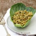 Tris di cereali alle cime di rapa