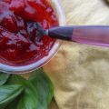 
Confettura di Fragole e Basilico .