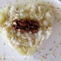 Risotto pere gorgonzola e noci