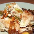 Pollo, fichi e l'autunno in tavola.