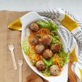 Polpette di quinoa, melanzane e cocco
