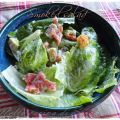 Smoked salad e salade au Roquefort
