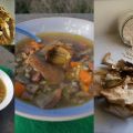 Zuppa di orzo con funghi porcini