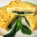 Torta di patate farcita di cavolo nero