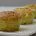 Muffin salati zucchine e provolone piccante