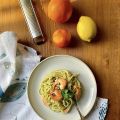 Spaghetti con Gamberi e Salsa di Agrumi,[...]