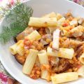 Tortiglioni con bocconcini di vitello,[...]