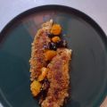 Sgombri con pane profumato, arance e olive