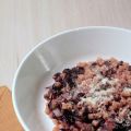 Ditalini risottati con radicchio e salsiccia