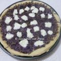 Pizza con patate viola e crescenza