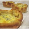 Mini quiche ai funghi