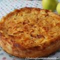 Torta cremosa di mele e mandorle