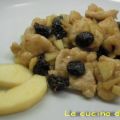 Bocconcini di pollo con visciole e renetta