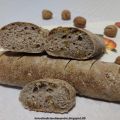 Pane integrale con noci e lievito madre