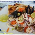 Insalata di mare allo zenzero, lime e tabasco