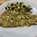 Trota salmonata in crosta di zucchine