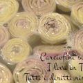 Carciofini sott'olio, ricetta ed etichetta