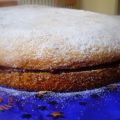 Torta paradiso casalinga farcita al cioccolato