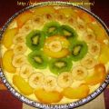 Torta fredda alla crema di mascarpone e frutta
