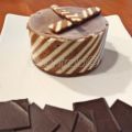 LUI: Mousse al cioccolato con pasta sigaretta