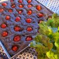 Focaccia pugliese al grano arso