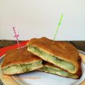 Focaccia con pesto, patate e stracchino