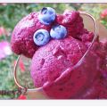 GELATO ALLO YOGURT E MIRTILLI