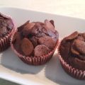 MUFFIN AL CIOCCOLATO VEG  CON PETALI CROCCANTI