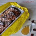 Plumcake al miele e mirtilli rossi