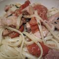 LINGUINE CON TONNO ROSSO E AROMI