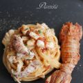 Bavette con cicale di mare e triglie