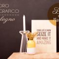 DIY: Quadro tipografico in legno