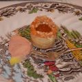 Sfogliette di mele nocciolate al foie gras