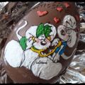 Uovo di pasqua decorato