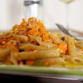Pasta integrale al croccante di carote