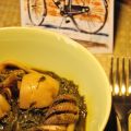 Seppie in umido con gli spinaci