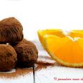 Tartufi all'arancia e cioccolato