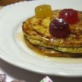 Pancakes con sciroppo d'acero e caramelle Gelèè